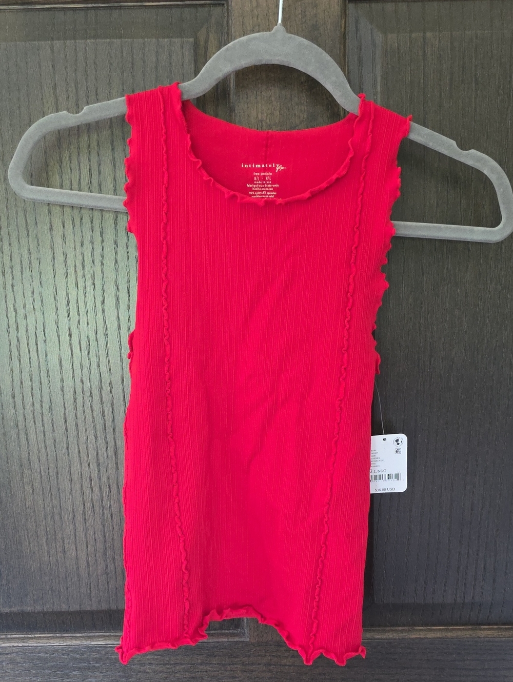 Free People Intimately Lettuce Edge Tank Top NWT ($38)